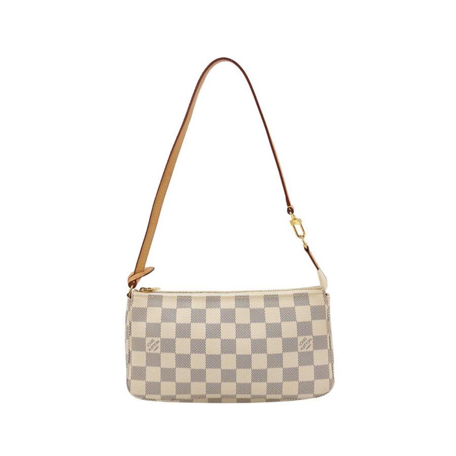 Louis Vuitton Accessories Mahjong Bag Large Size Vegetable Tanned Leather Checkerboard Shoulder Bag 24122778998203 | Studio Nafay