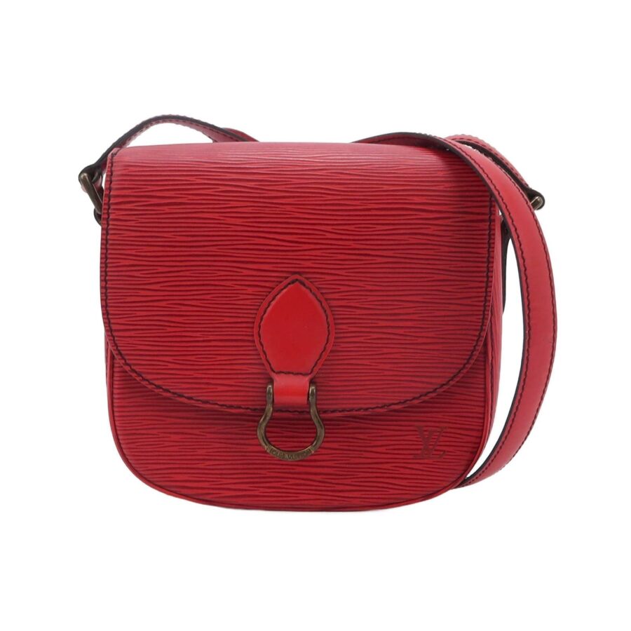 Louis Vuitton Saint Cloud Calfskin Wave Shield Buckle Crossbody Bag 24122778998235 | Studio Nafay