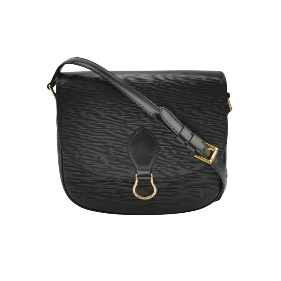 Louis Vuitton Saint Cloud Large Calfskin Water Wave Shield Buckle Crossbody Shoulder Bag 24120378969721 | Studio Nafay