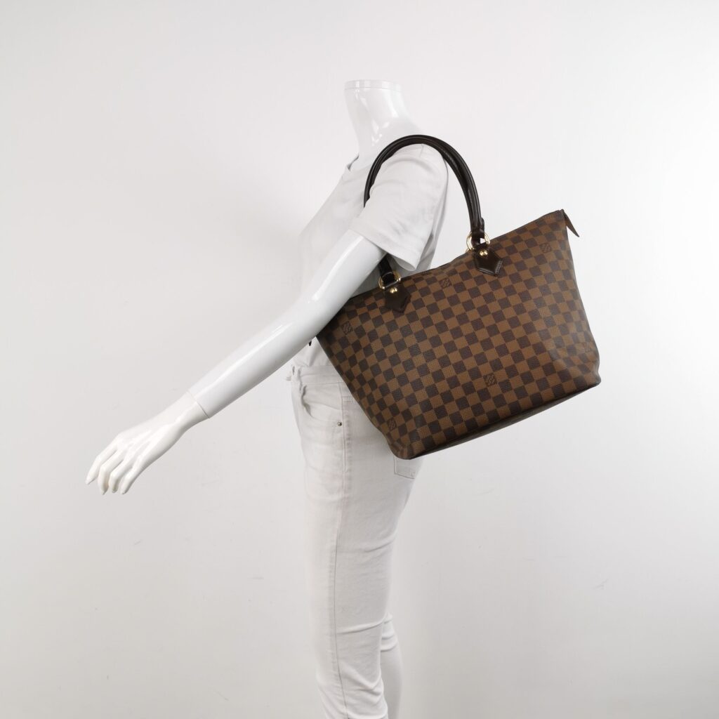 Louis Vuitton Saleya Leather Checkered Zip Shoulder Bag 24120478970146 - Product Image 2