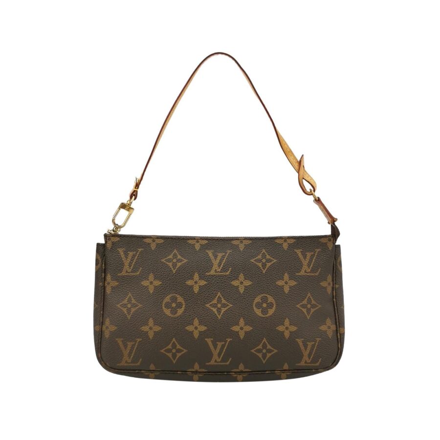Louis Vuitton Accessories Mahjong Bag Large Vegetable Tanned Leather Monogram Print Handbag 24120478969953 | Studio Nafay