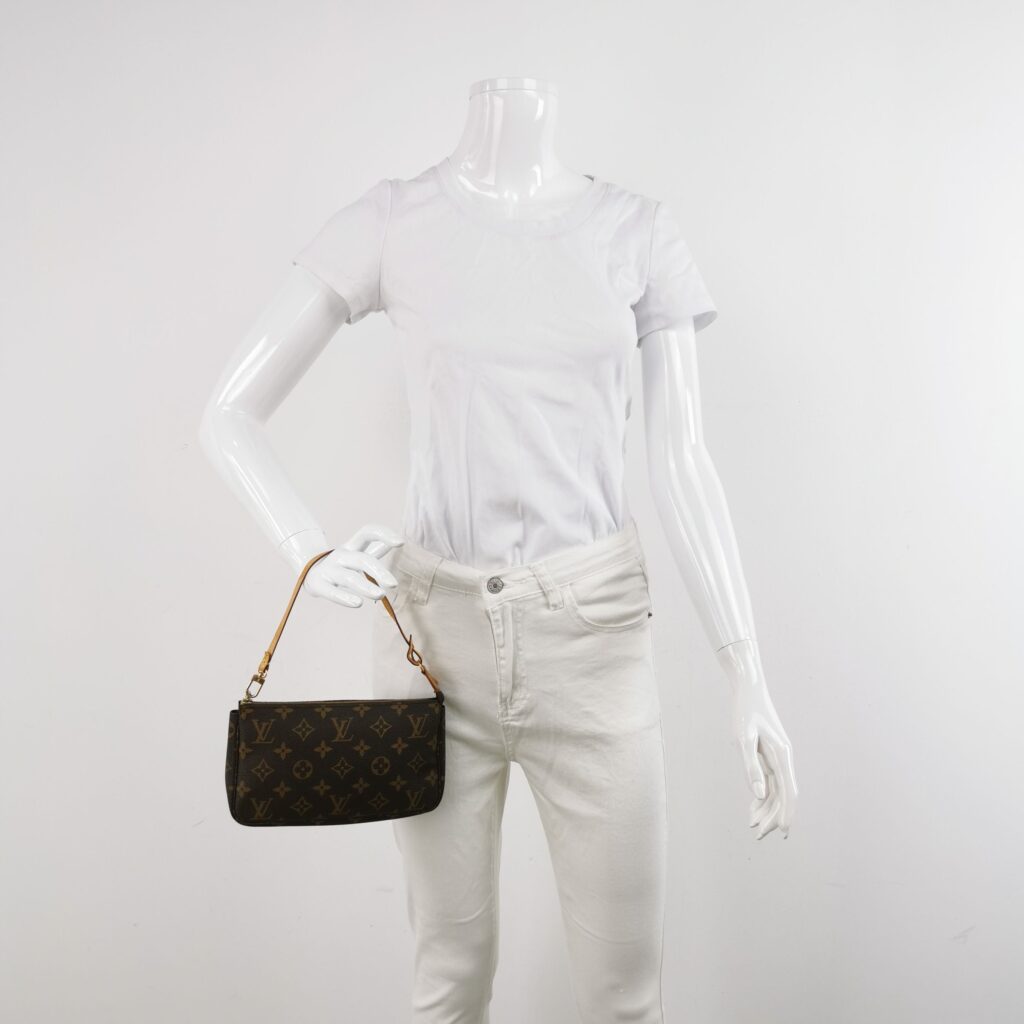 Louis Vuitton Accessories Mahjong Bag Large Vegetable Tanned Leather Monogram Print Handbag 24120478969953 - Product Image 2