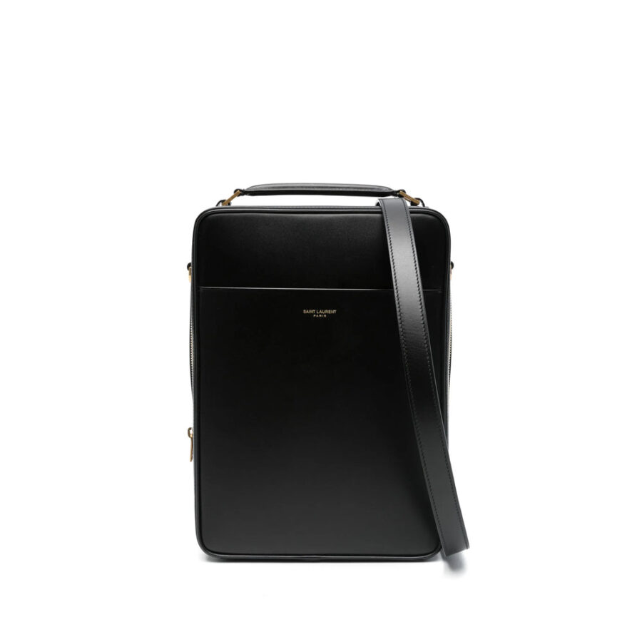 Saint Laurent Black Shoulder Bags Men | Studio Nafay