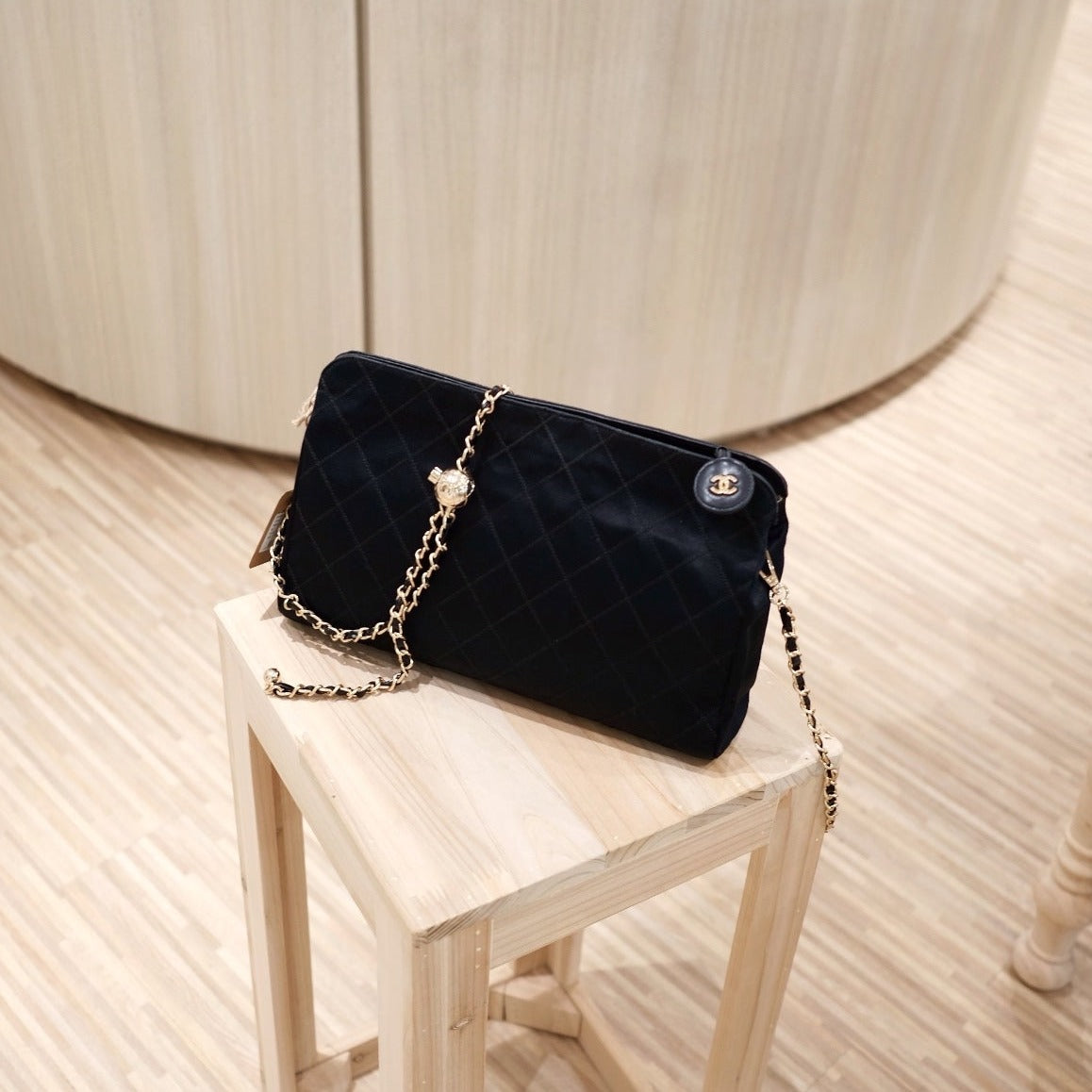 Chanel Silk Clutch+Chain Clutch 2