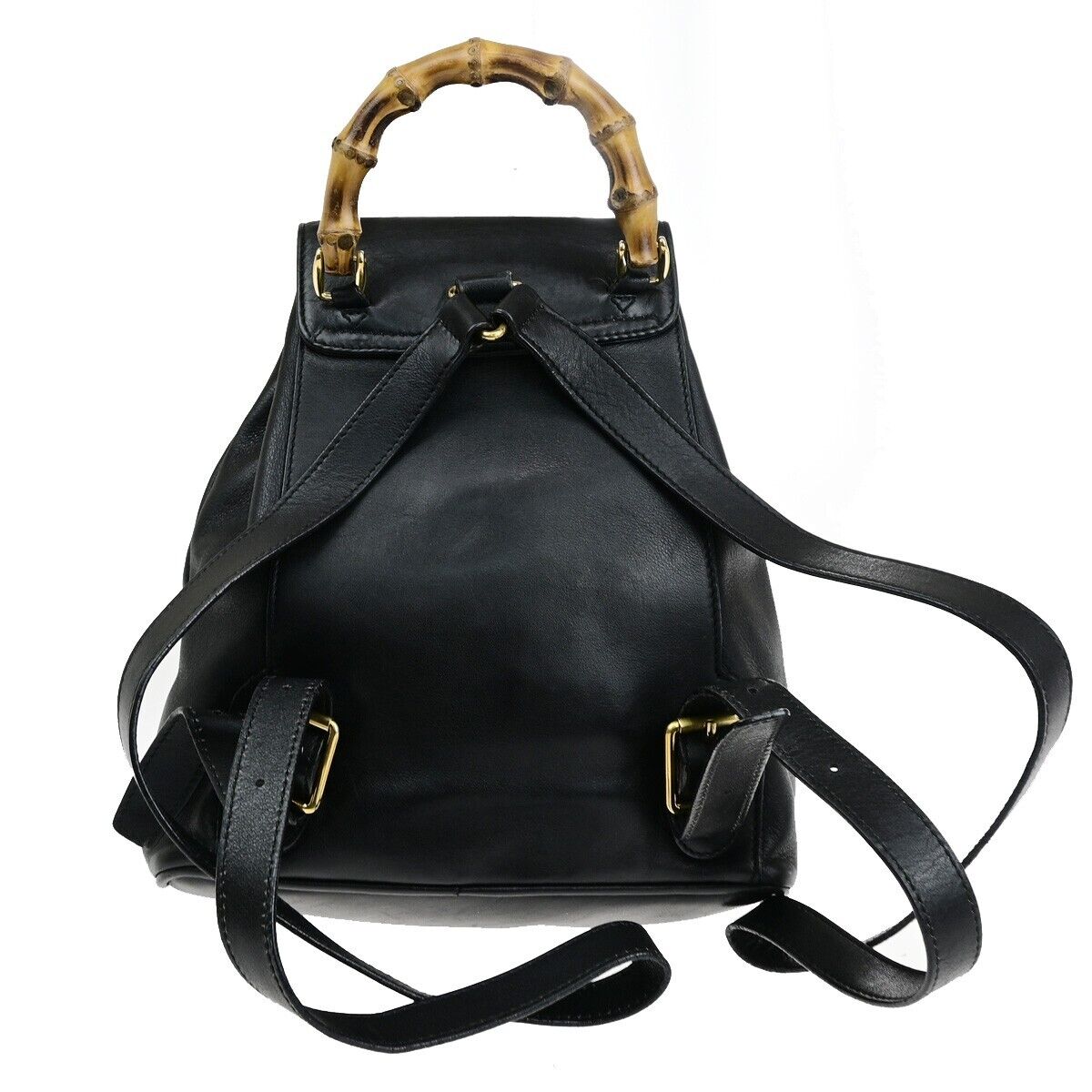 Gucci Bamboo Leather Backpack Bag ()