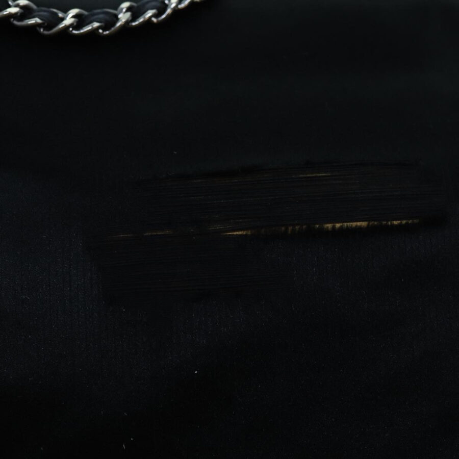 CHANEL Chain Shoulder Bag Satin Black CC Auth 70253 | Studio Nafay