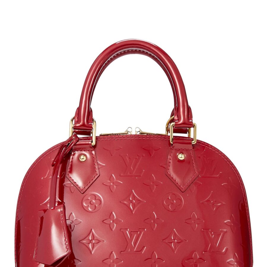Louis Vuitton, Cerise Monogram Vernis Alma BB, Red | Studio Nafay