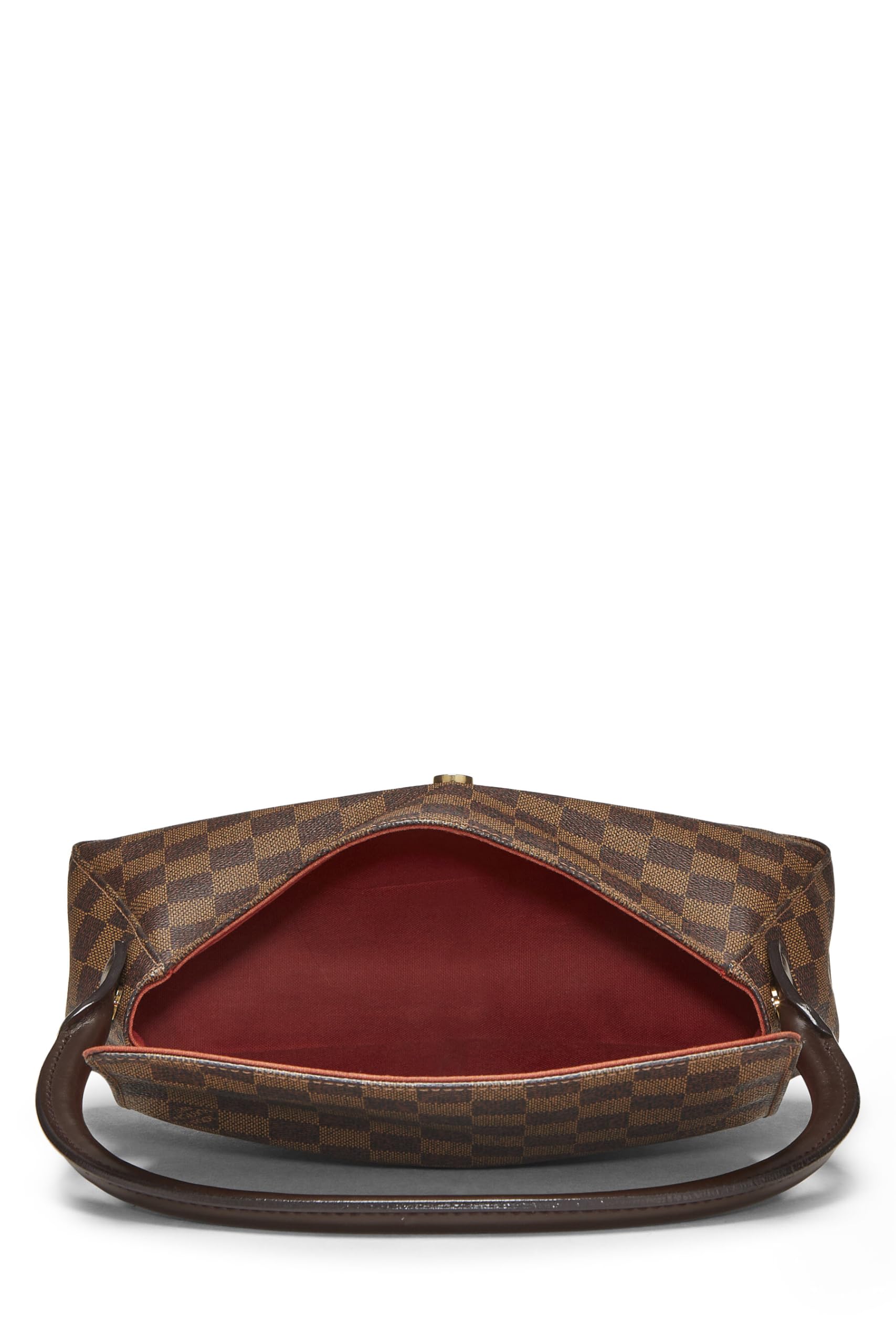 Louis Vuitton, Damier Ebene Canvas Looping PM, Brown