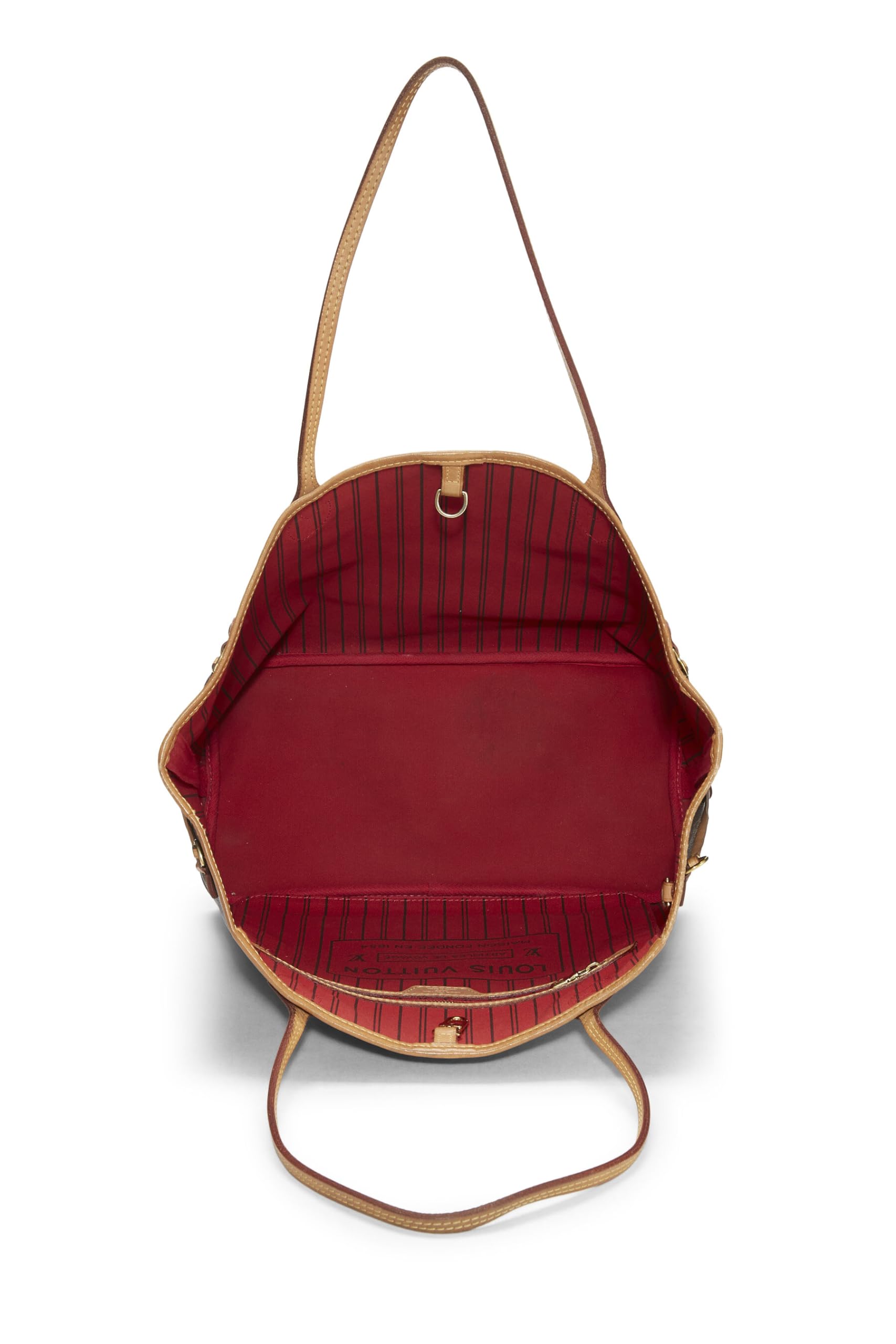 Louis Vuitton, Red Monogram Canvas Neo Neverfull MM, Red