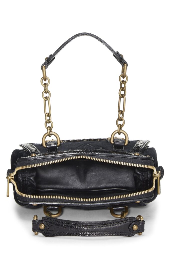 Louis Vuitton, Black Monogram Velour Gracie PM, Black - Product Image 2