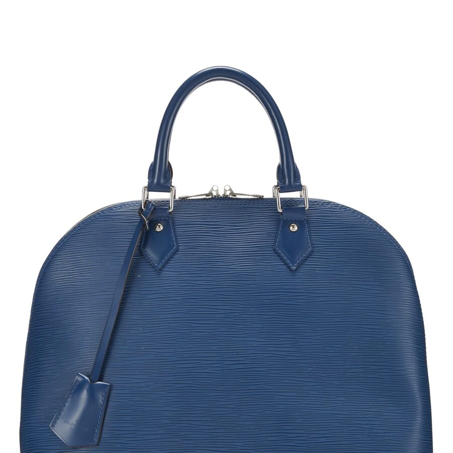 Louis Vuitton, Bleu Celeste Epi Alma MM NM, Blue | Studio Nafay