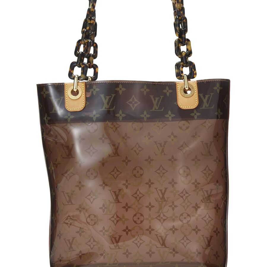 Louis Vuitton, Monogram Ambre Vinyl Cabas MM, Brown | Studio Nafay