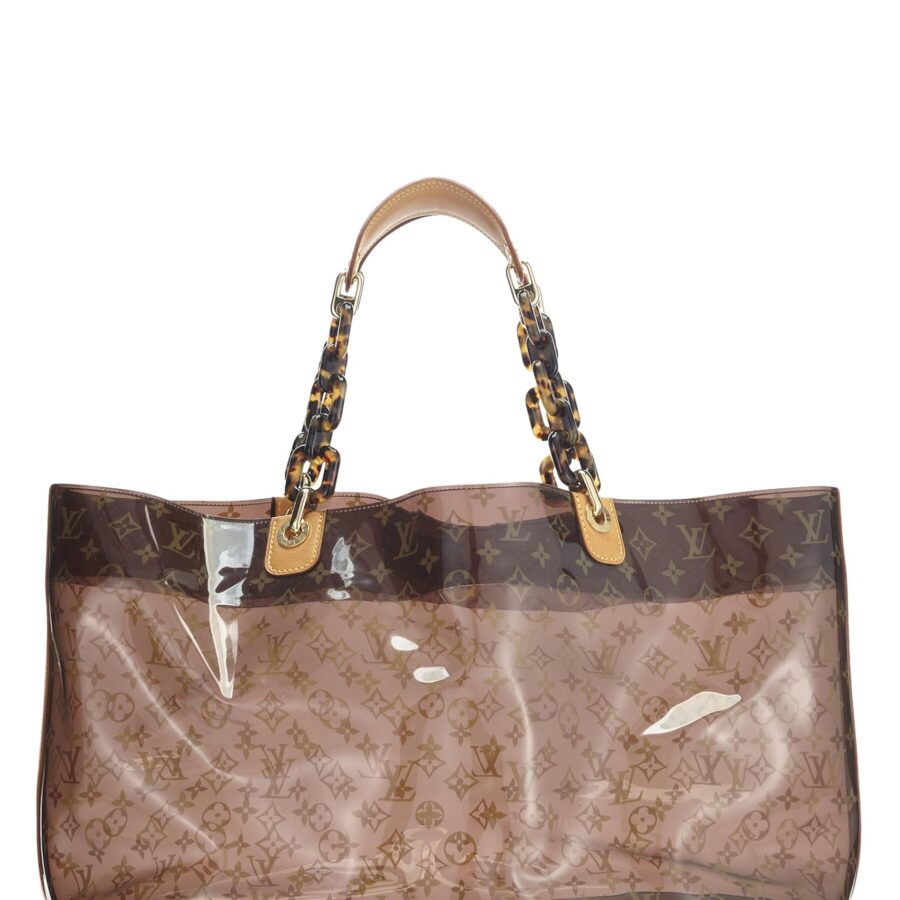 Louis Vuitton, Brown Monogram Vinyl Ambre Cabas GM, Brown | Studio Nafay