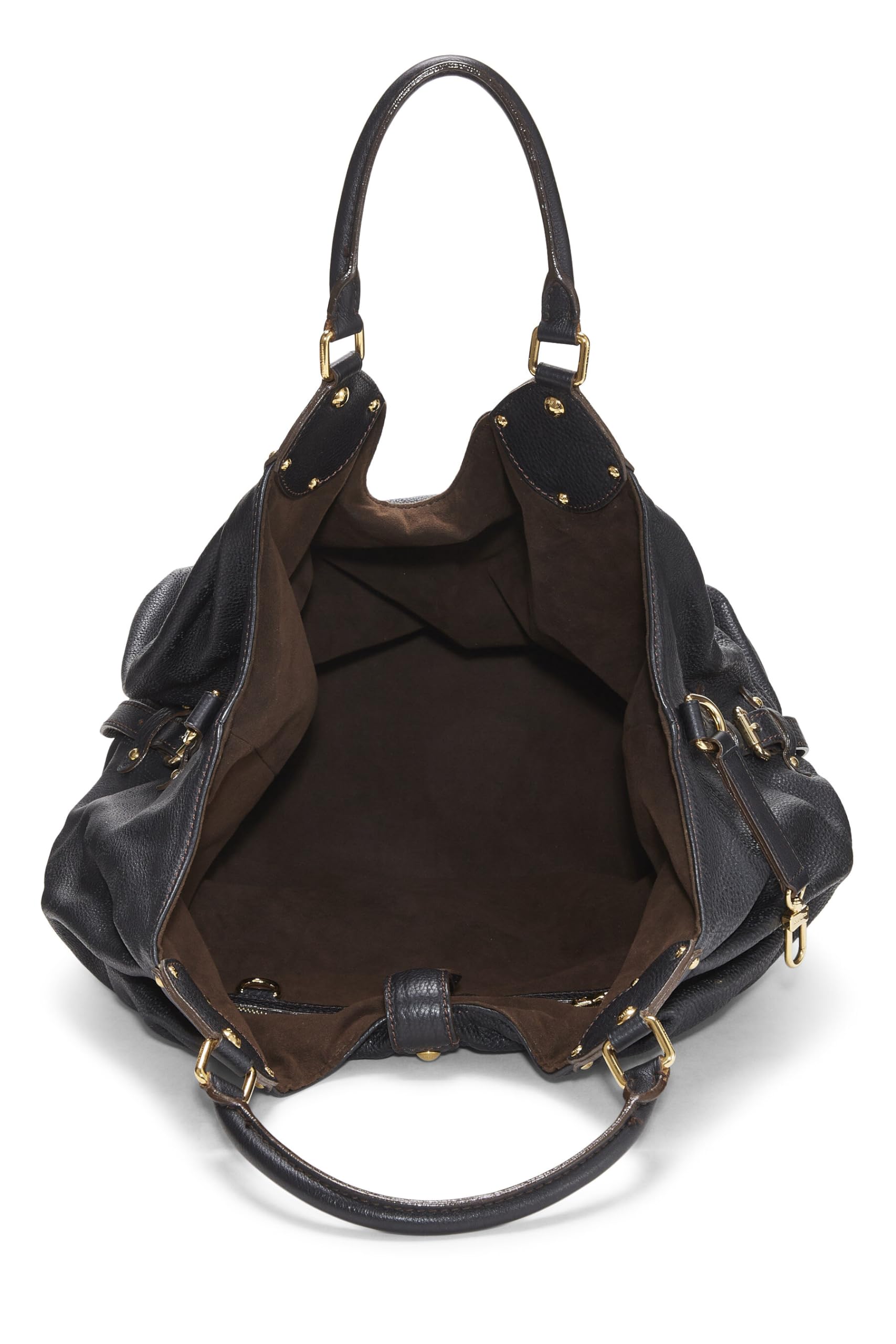Louis Vuitton, Black Monogram Mahina XL, Black