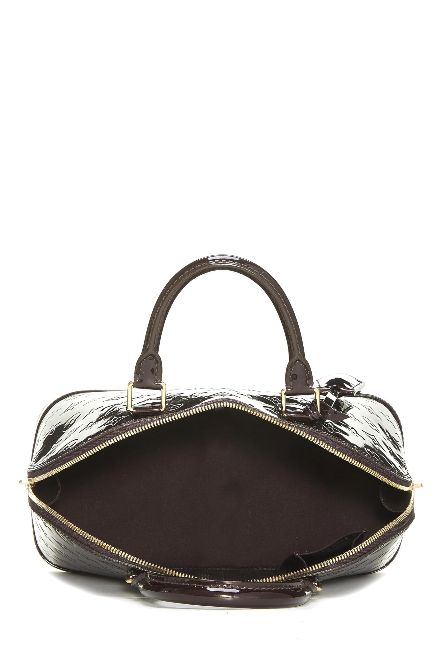 Louis Vuitton, Amarante Monogram Vernis Alma PM NM, Purple