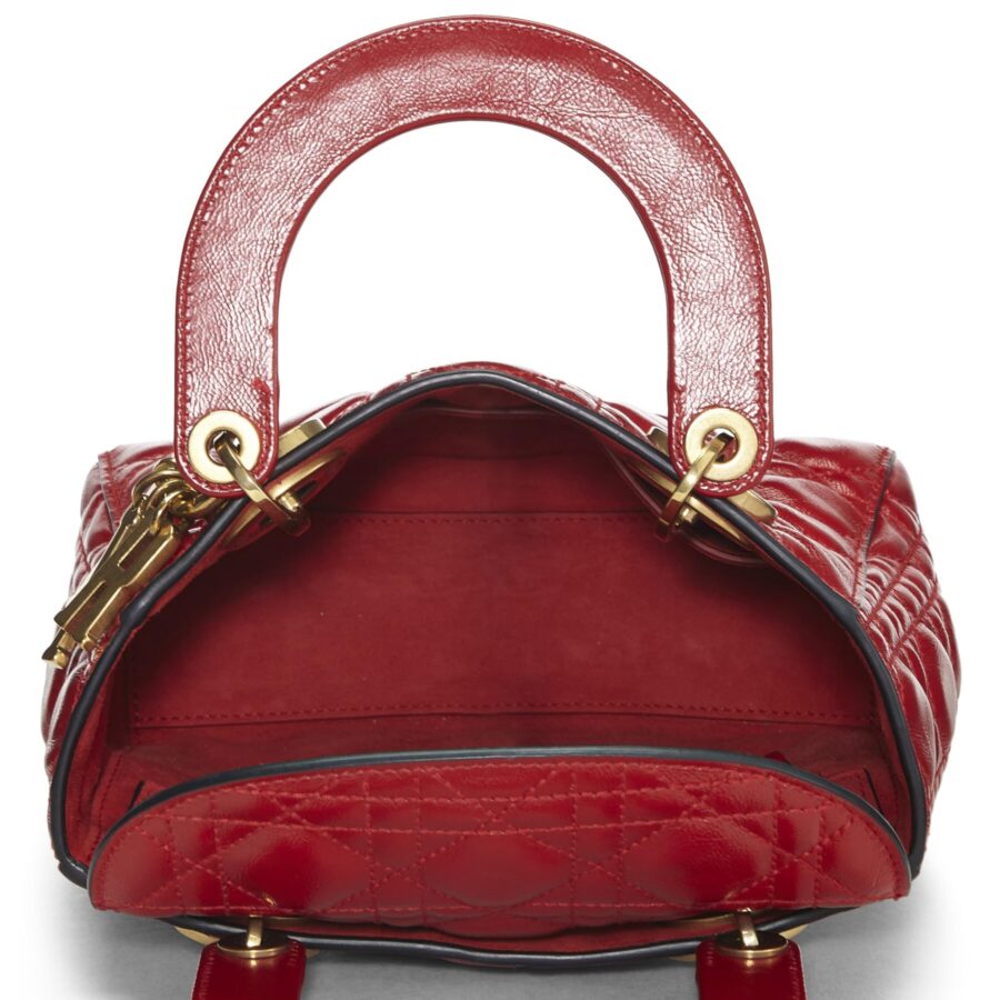Dior, Red Calfskin My Lady Dior Lucky Charm Small, Red | Studio Nafay