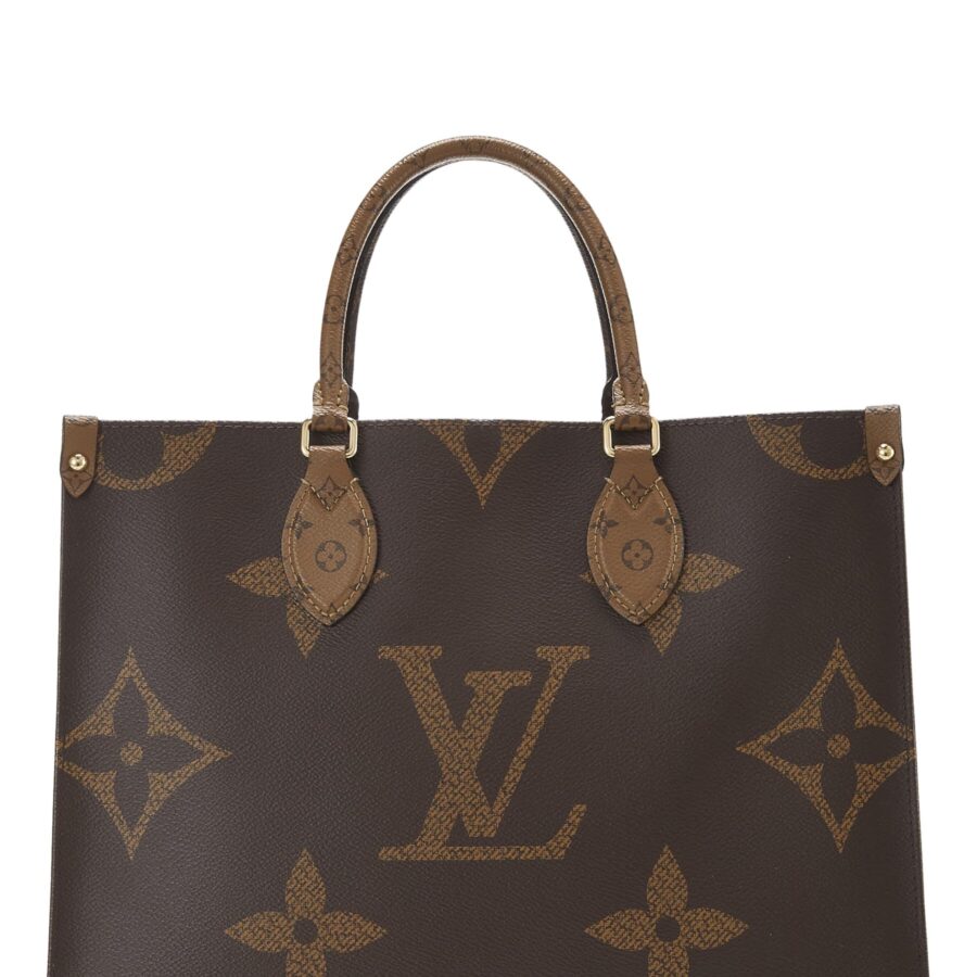 Louis Vuitton, Brown Giant Monogram On The Go MM, Brown | Studio Nafay