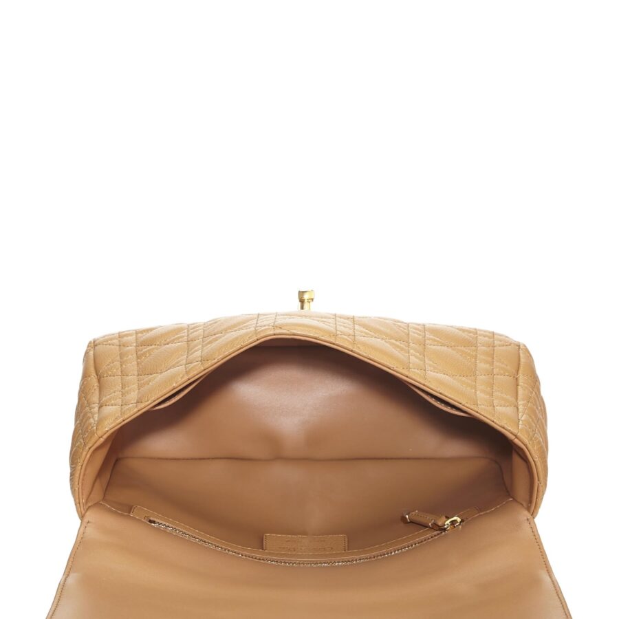Dior, Brown Cannage Calfskin Caro Bag Medium, Brown | Studio Nafay