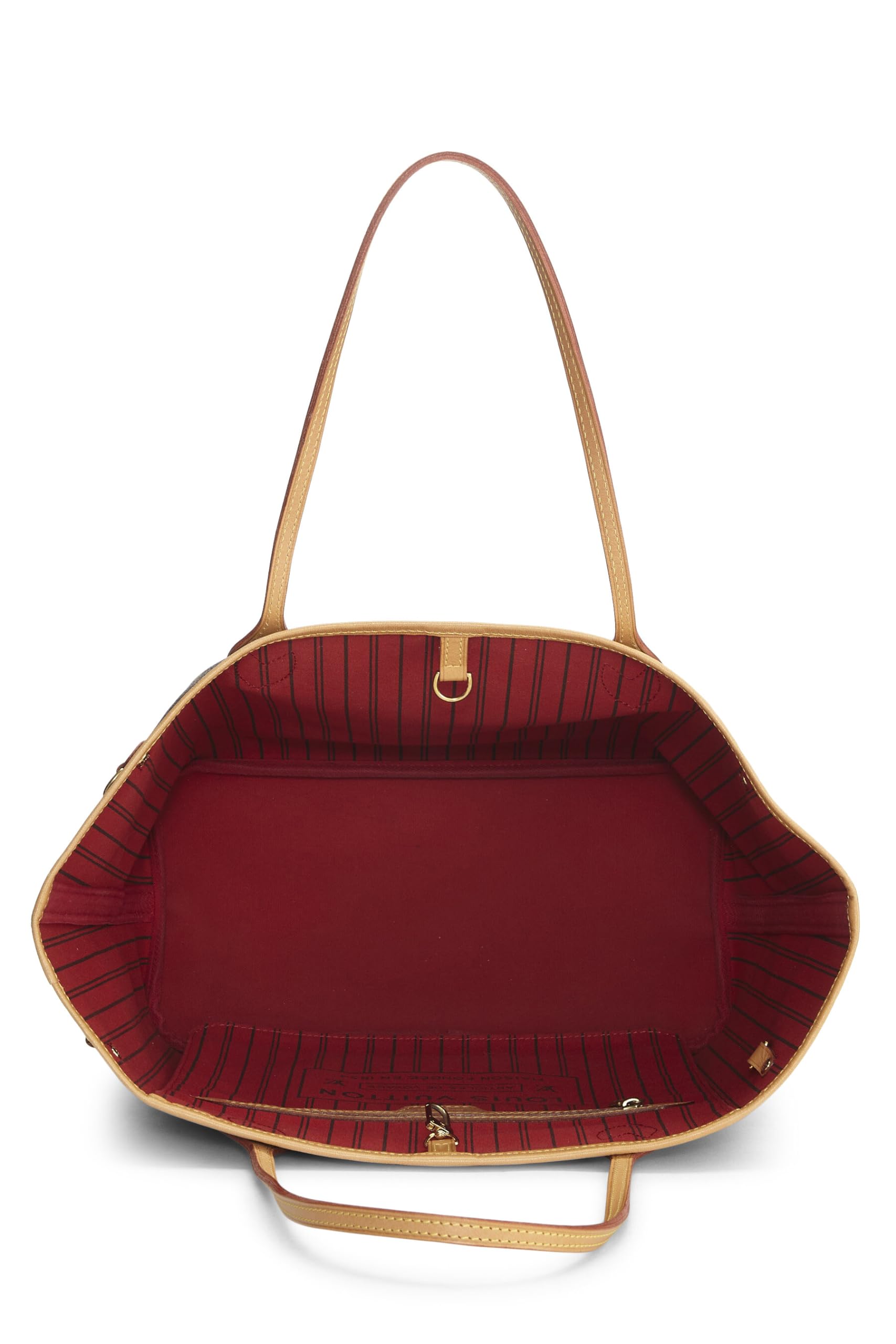 Louis Vuitton, Red Monogram Canvas Neverfull MM, Red