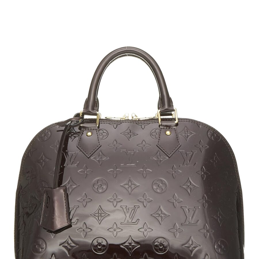 Louis Vuitton, Amarante Monogram Vernis Alma PM NM, Purple | Studio Nafay