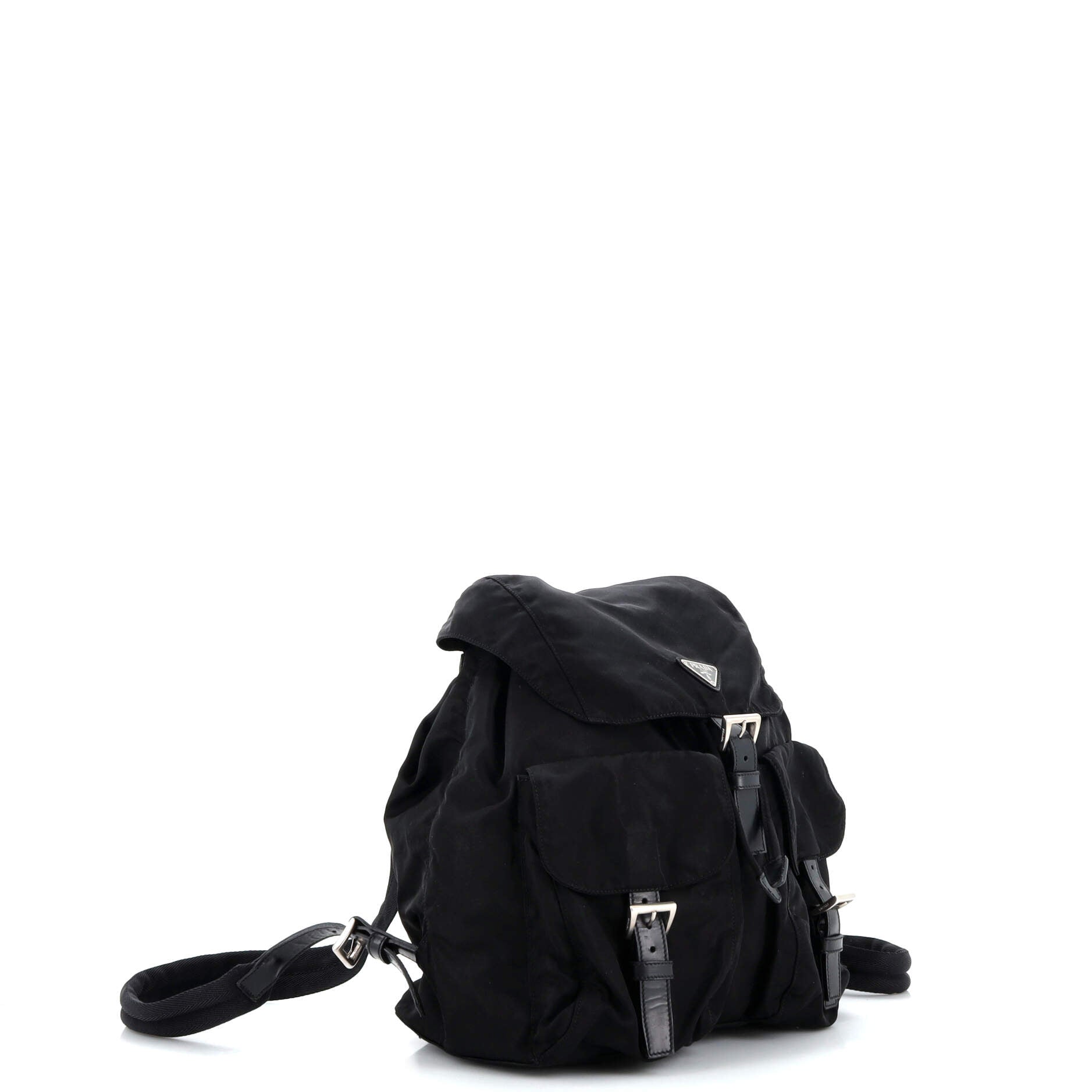 Double Front Pocket Backpack Tessuto Medium - Product Image 2