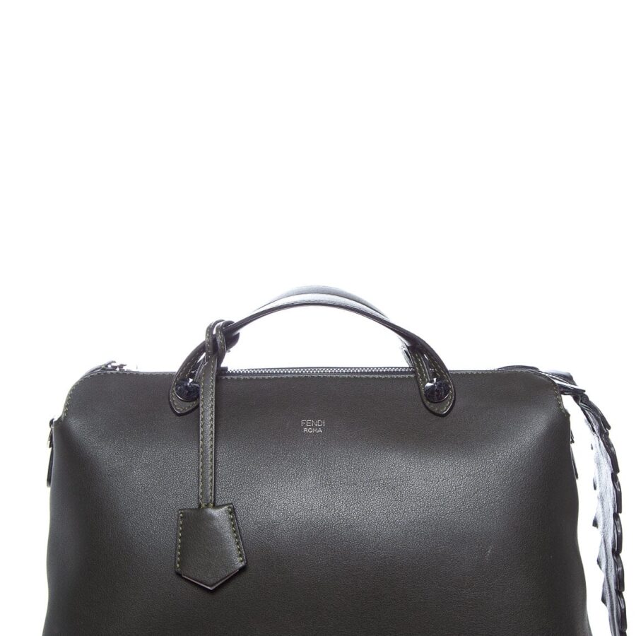 Fendi Green Leather By The Way Handbag | Studio Nafay