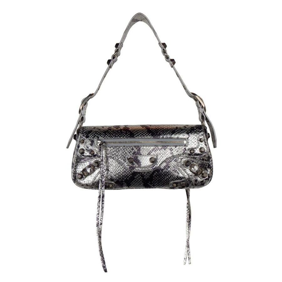 Balenciaga Gray Calfskin Handbag | Studio Nafay