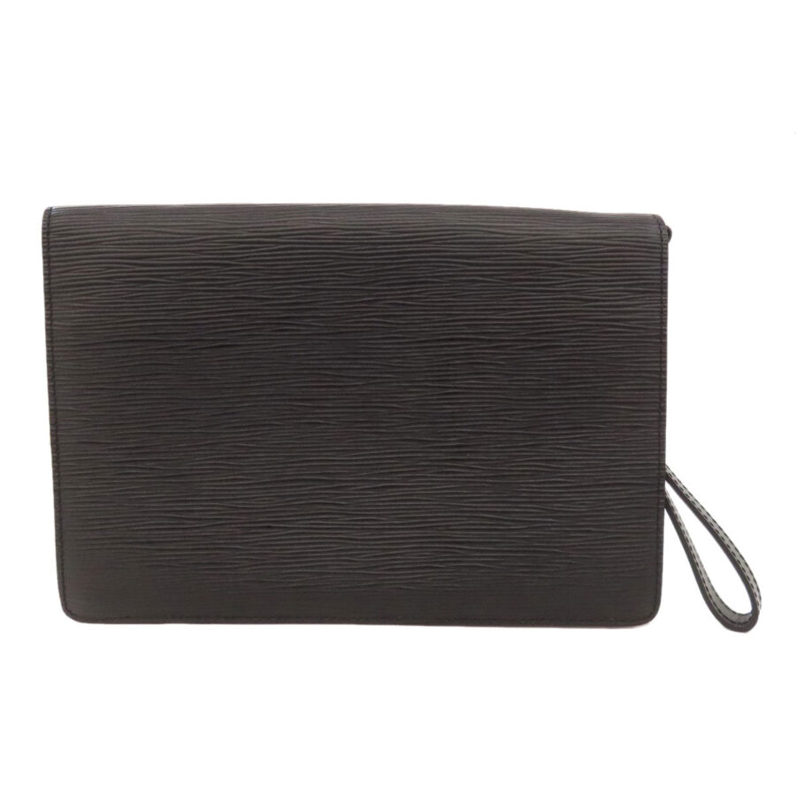 LOUIS VUITTON business bag Epi black Serie Dragonne mens | Studio Nafay