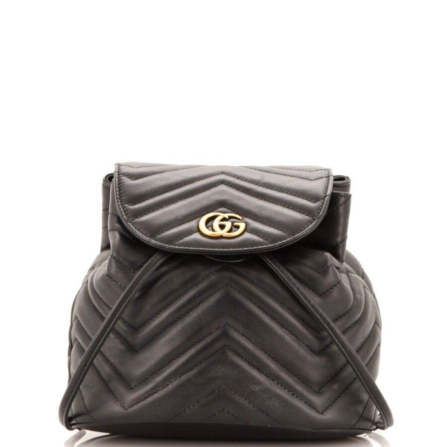 GG Marmont Drawstring Backpack Matelasse Leather Mini | Studio Nafay