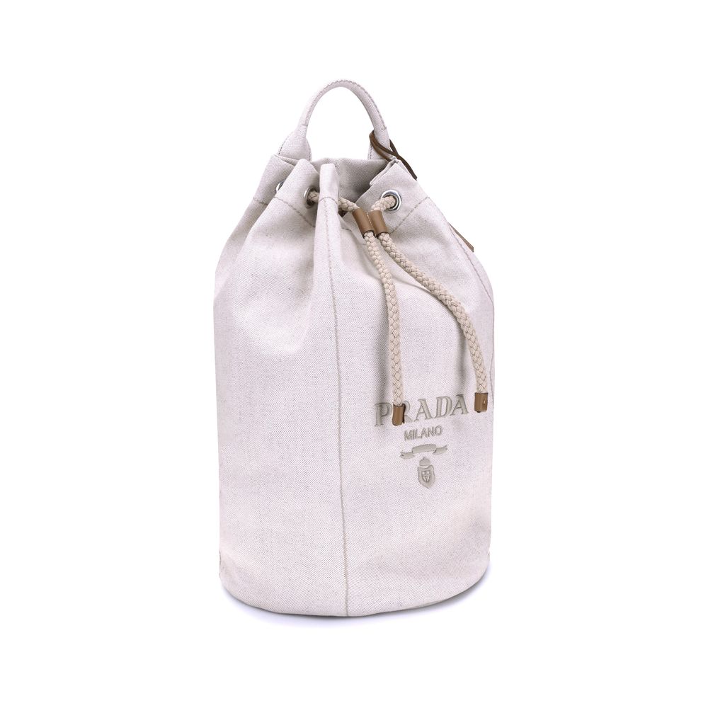 Prada Linen Bucket Bag - Product Image 2