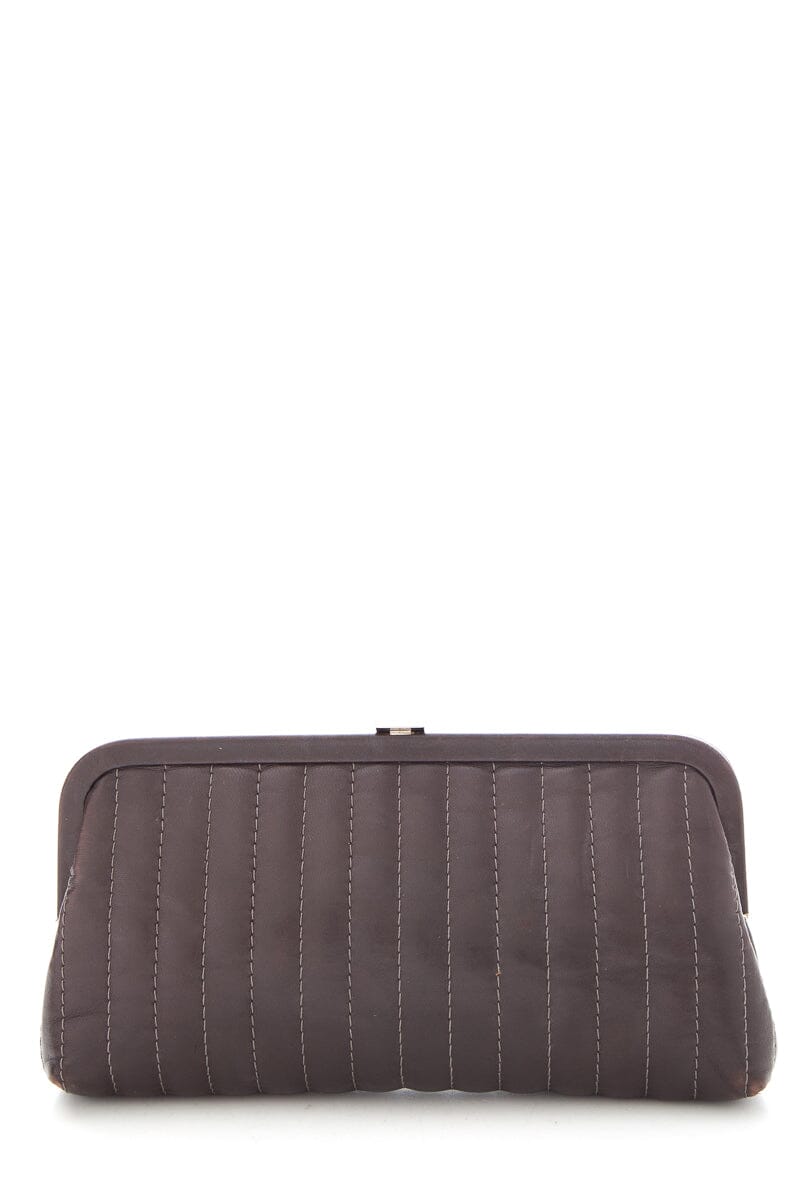 Chanel Brown Clutch
