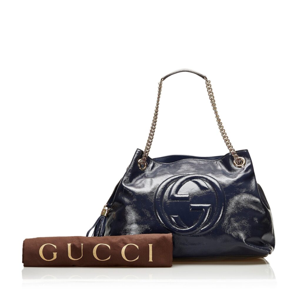 Gucci Medium Patent Leather Soho Chain Tote Tote Bag - Product Image 2
