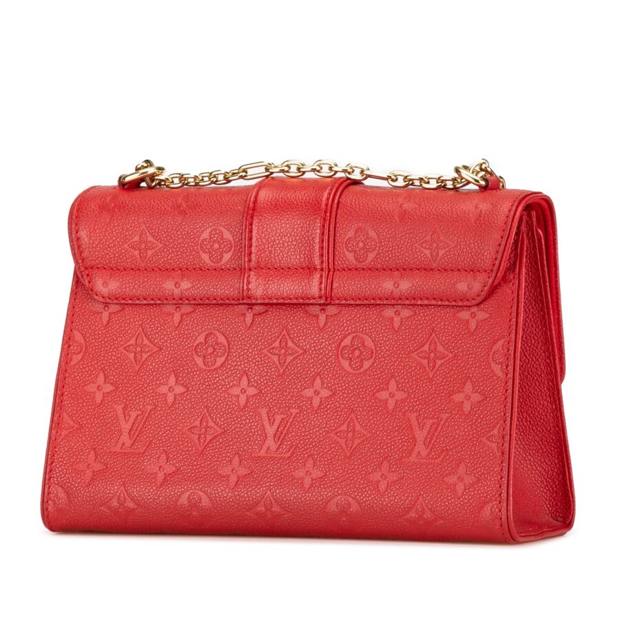 Red Louis Vuitton Monogram Empreinte Saint Sulpice BB Crossbody Bag | Studio Nafay