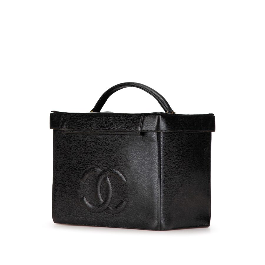 Chanel Twist Caviar Leather Black Shoulder Bag | Studio Nafay