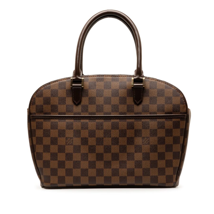 Brown Louis Vuitton Damier Ebene Sarria Horizontal HandBag | Studio Nafay
