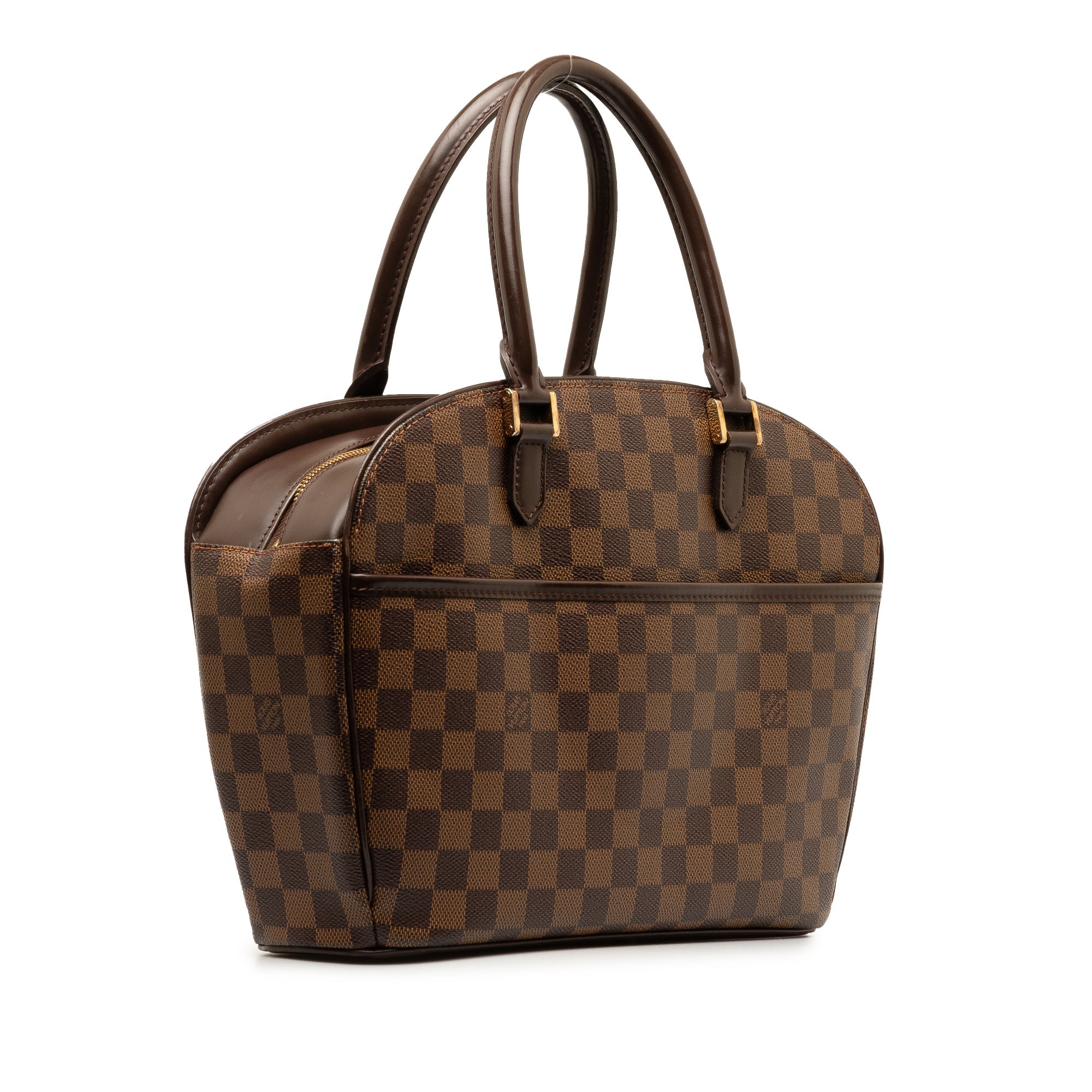 Brown Louis Vuitton Damier Ebene Sarria Horizontal HandBag