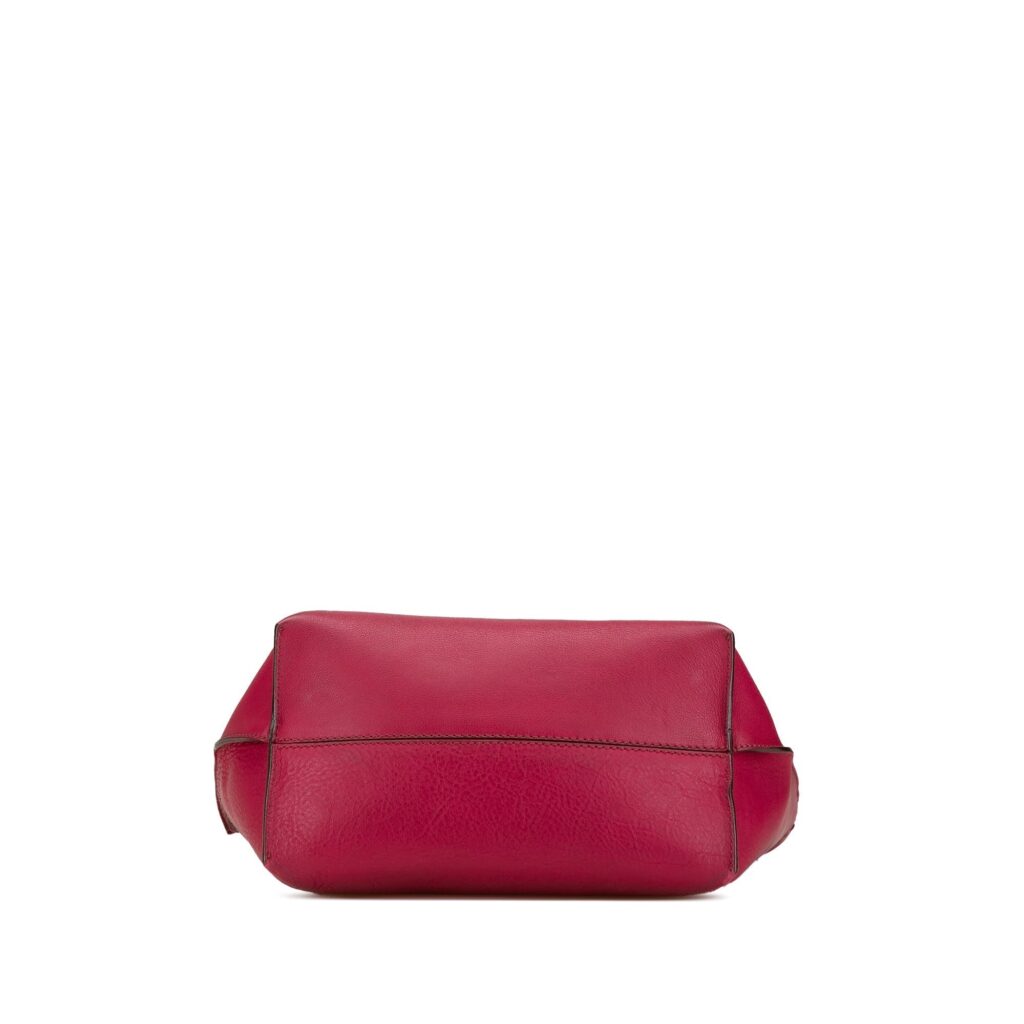 Red Fendi Small Leather All In Shopping Tote - Product Image 2