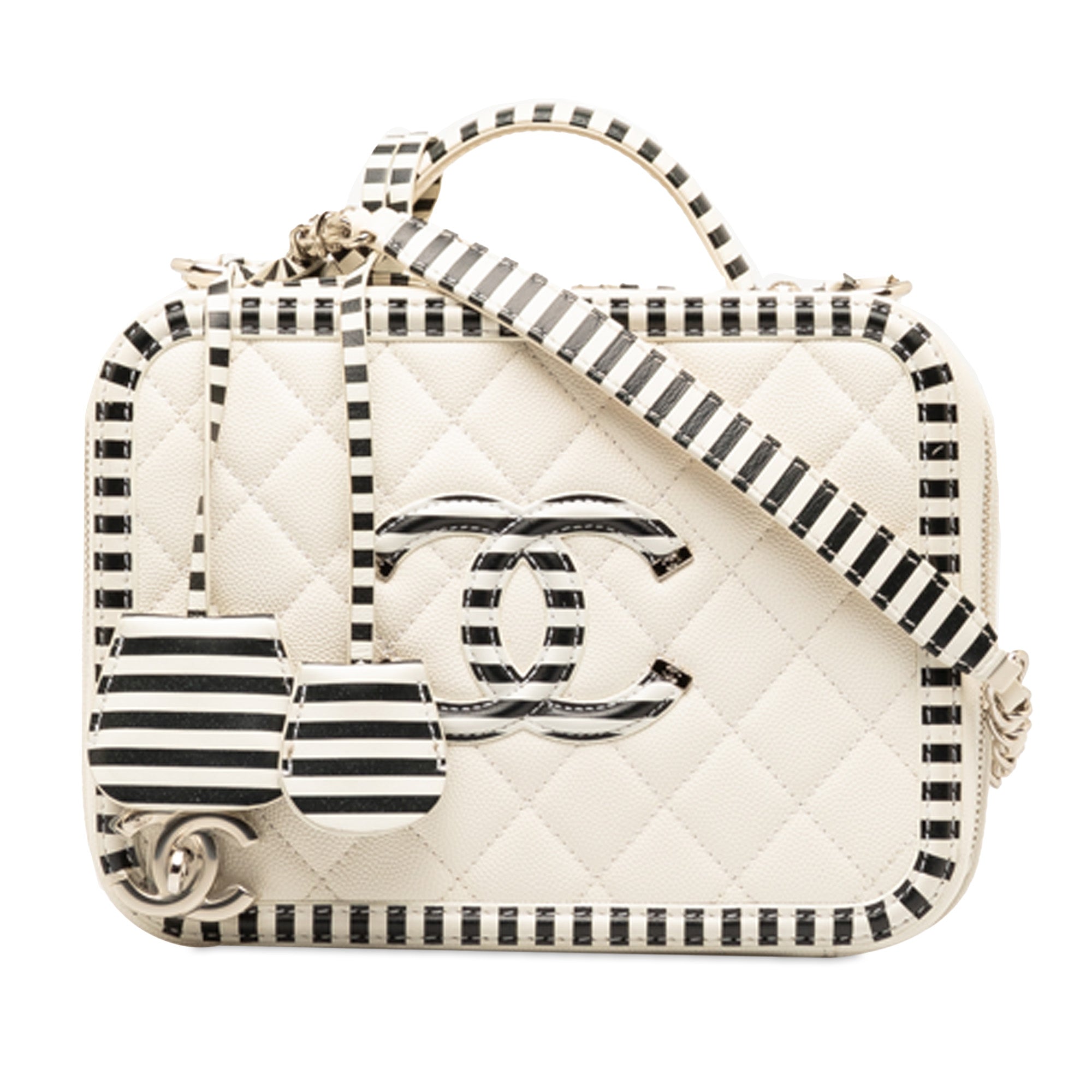 Chanel Medium Leather Handbag Style 5