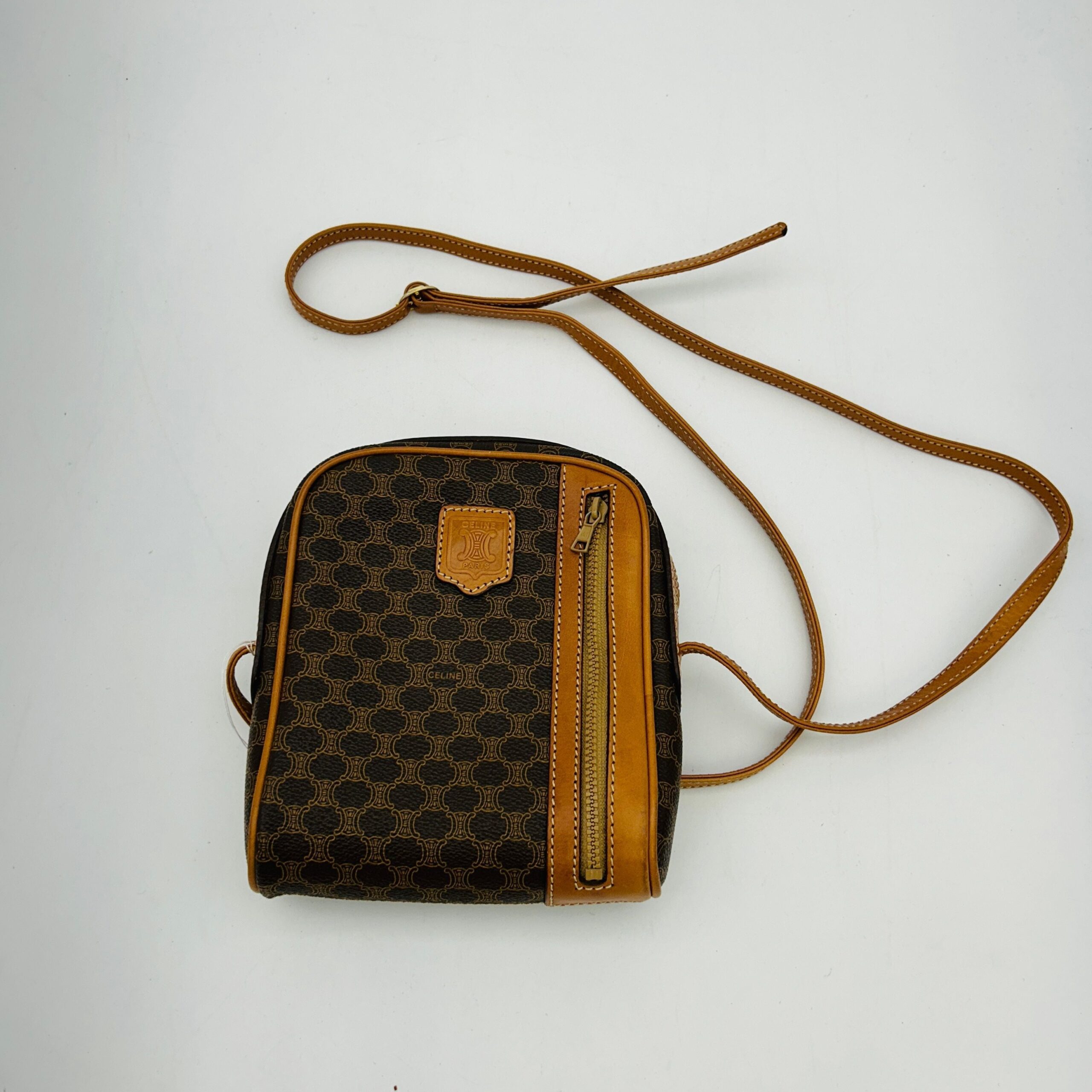 CELINE Macadam Blason Front zipper Crossbody Shoulder bag - Product Image 2