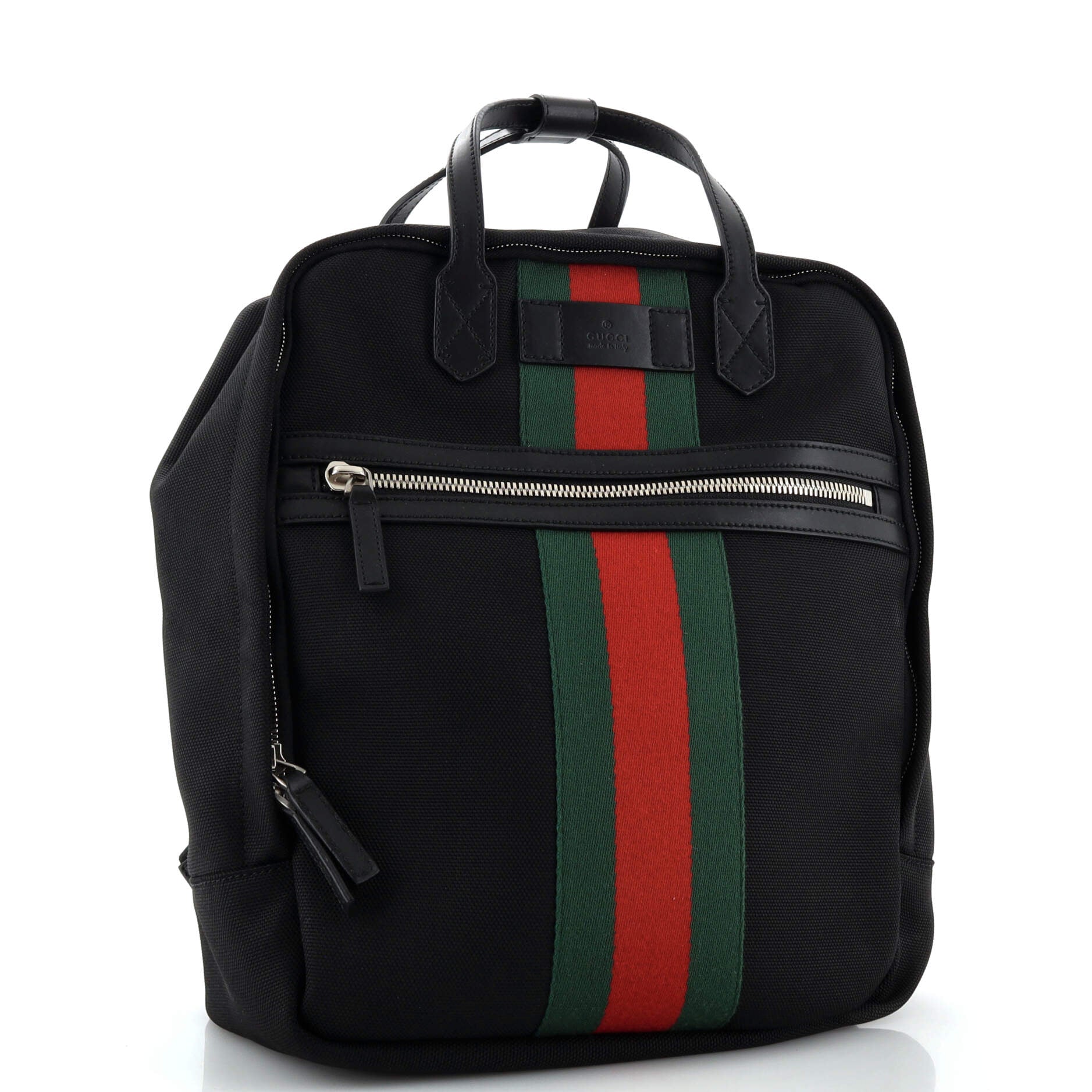 Top Handle Web Backpack Techno Canvas Medium