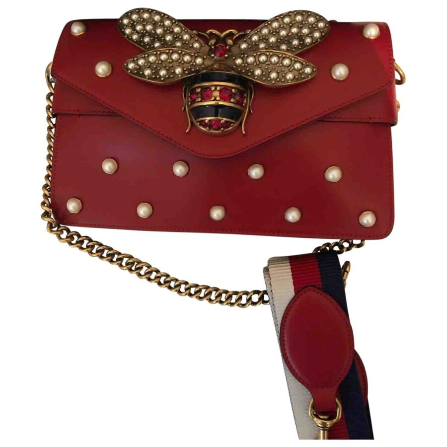 Gucci broadway red leather handbag | Studio Nafay