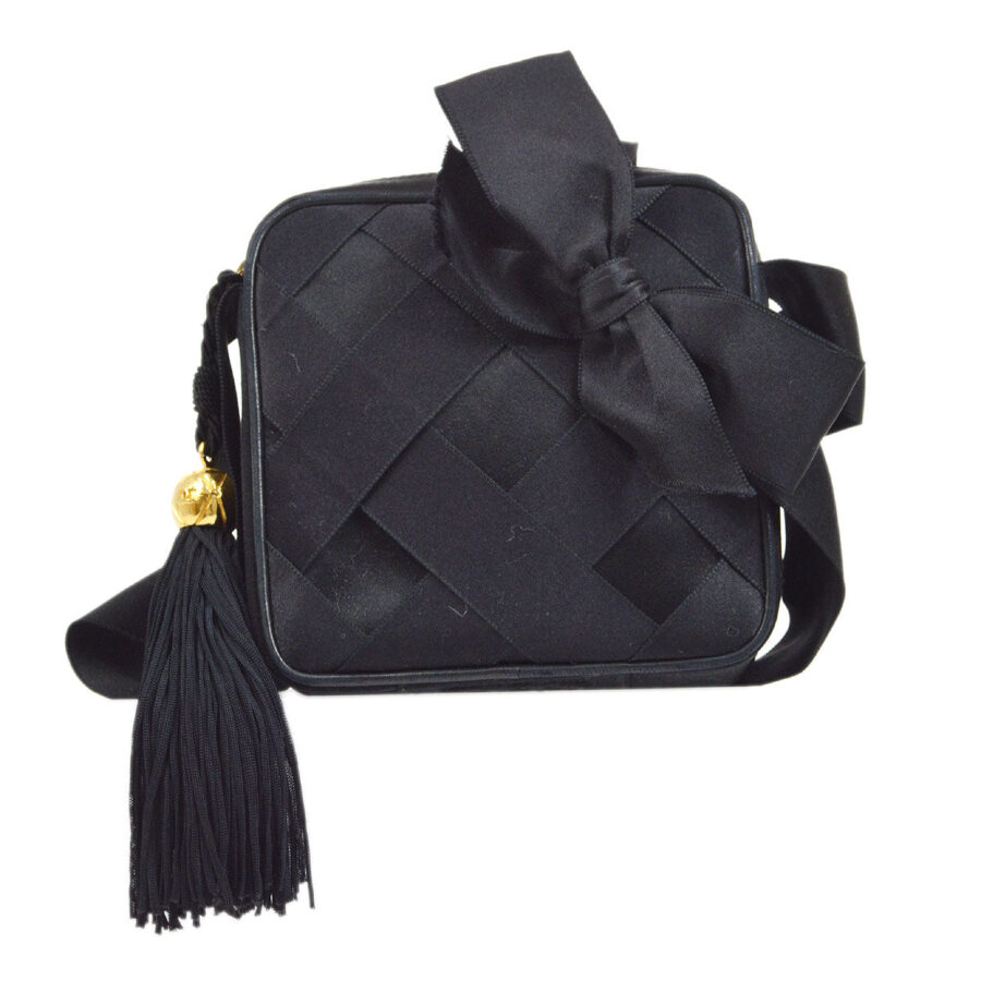 Chanel Mini Black Camera Crossbody | Studio Nafay
