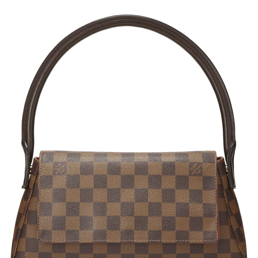 Louis Vuitton, Damier Ebene Canvas Looping PM, Brown | Studio Nafay