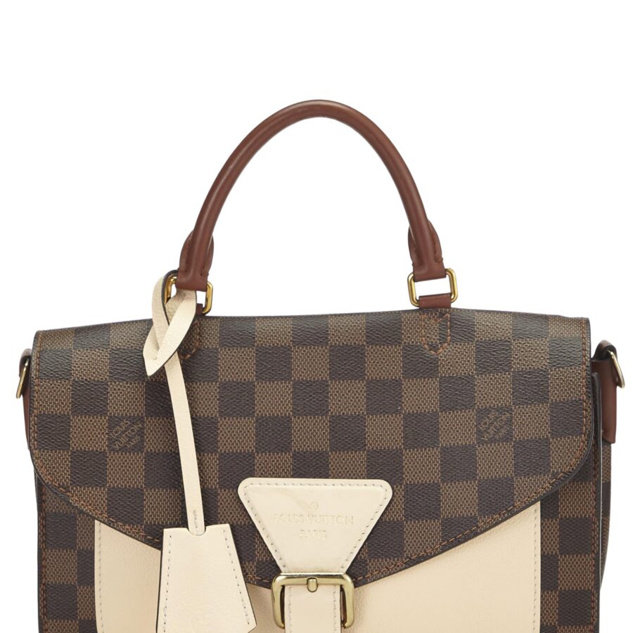 Louis Vuitton, Cream Damier Ebene Beaumarchais, Cream | Studio Nafay