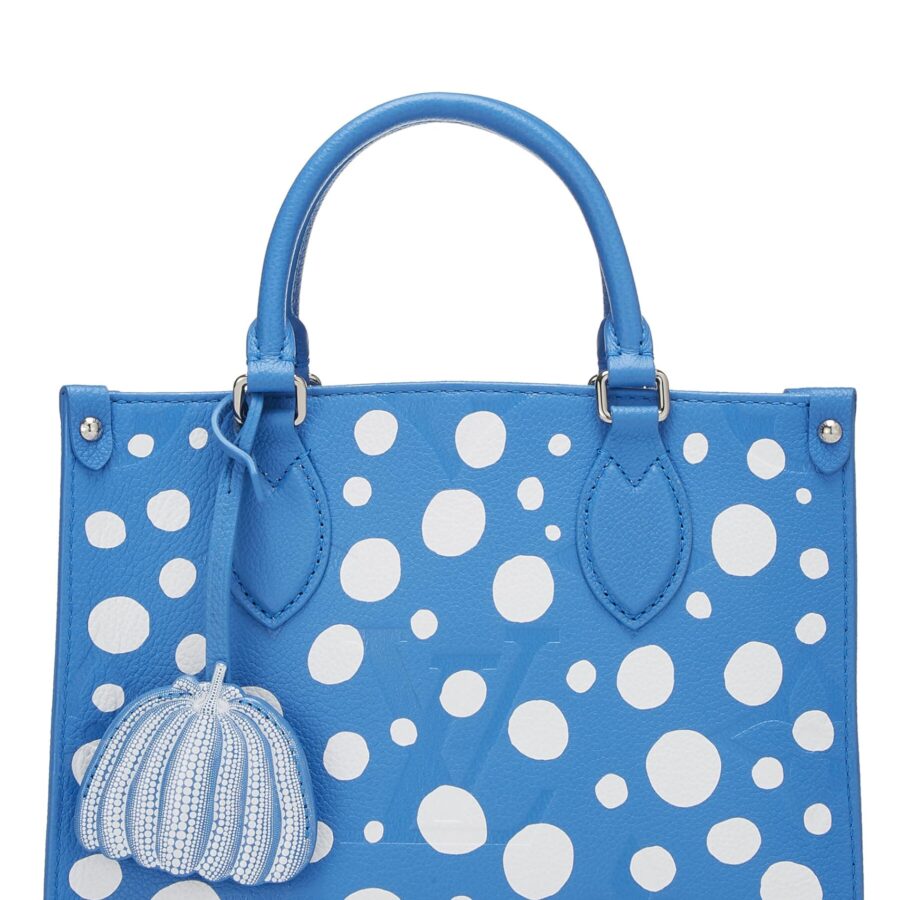 Louis Vuitton, LV x YK Blue Empreinte Giant Monogram On The Go PM, Blue | Studio Nafay