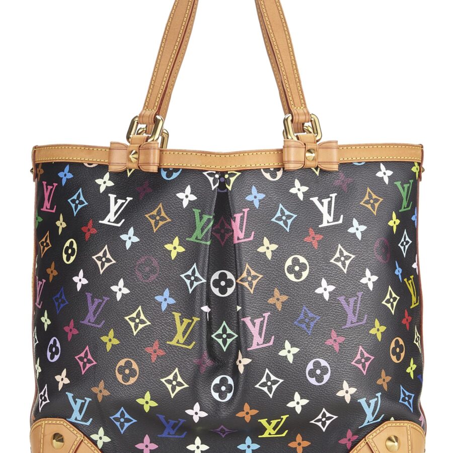 Louis Vuitton, Takashi Murakami x Louis Vuitton Black Monogram Multicolore Sharleen MM, Black | Studio Nafay