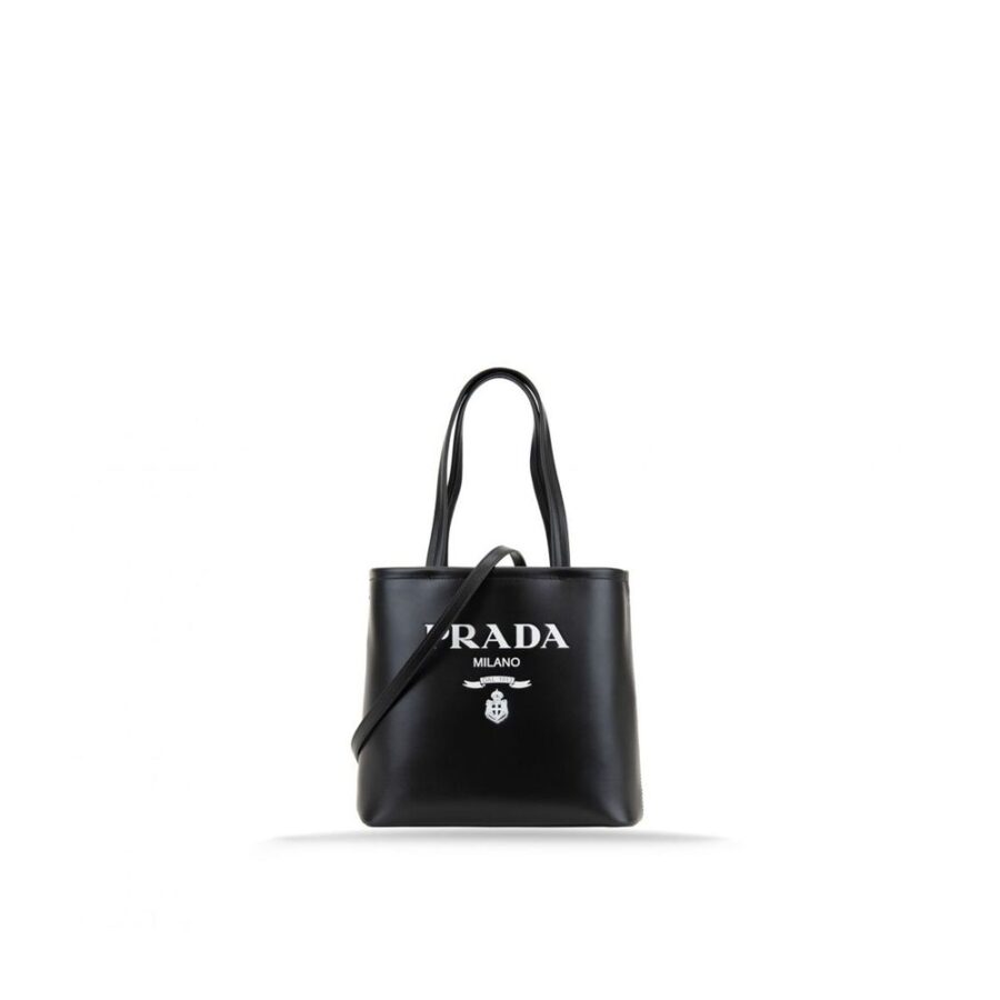 Prada Logo Leather Tote bag | Studio Nafay