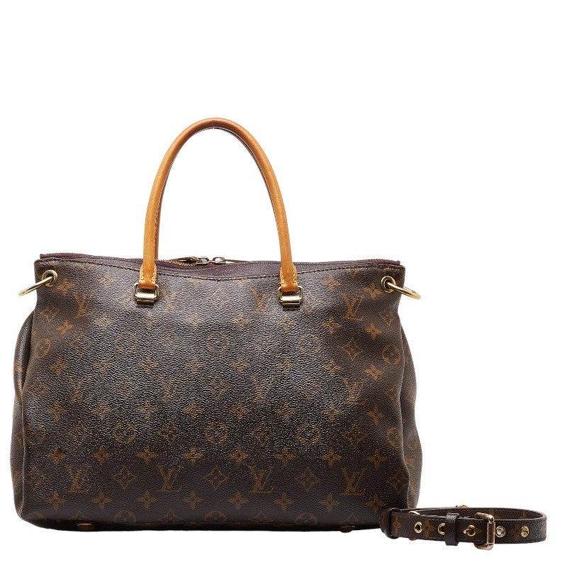 Louis Vuitton Monogram Pallas Handbag 2WAY Oral Pearl Brown PVC Leather Louis Vuitton | Studio Nafay