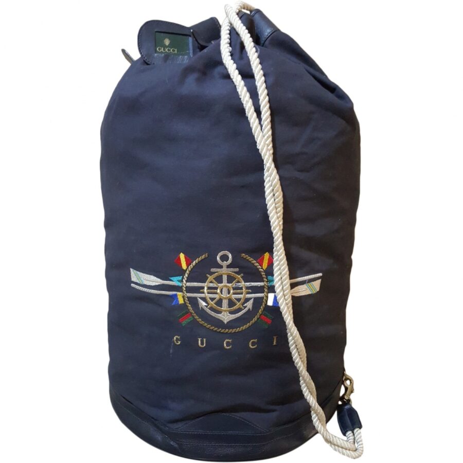 Gucci blue cloth bag | Studio Nafay