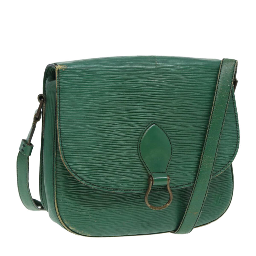 LOUIS VUITTON Epi Saint Cloud GM Shoulder Bag Green LV Auth | Studio Nafay